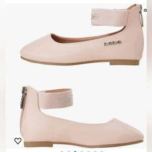 Bebe girls pink flats